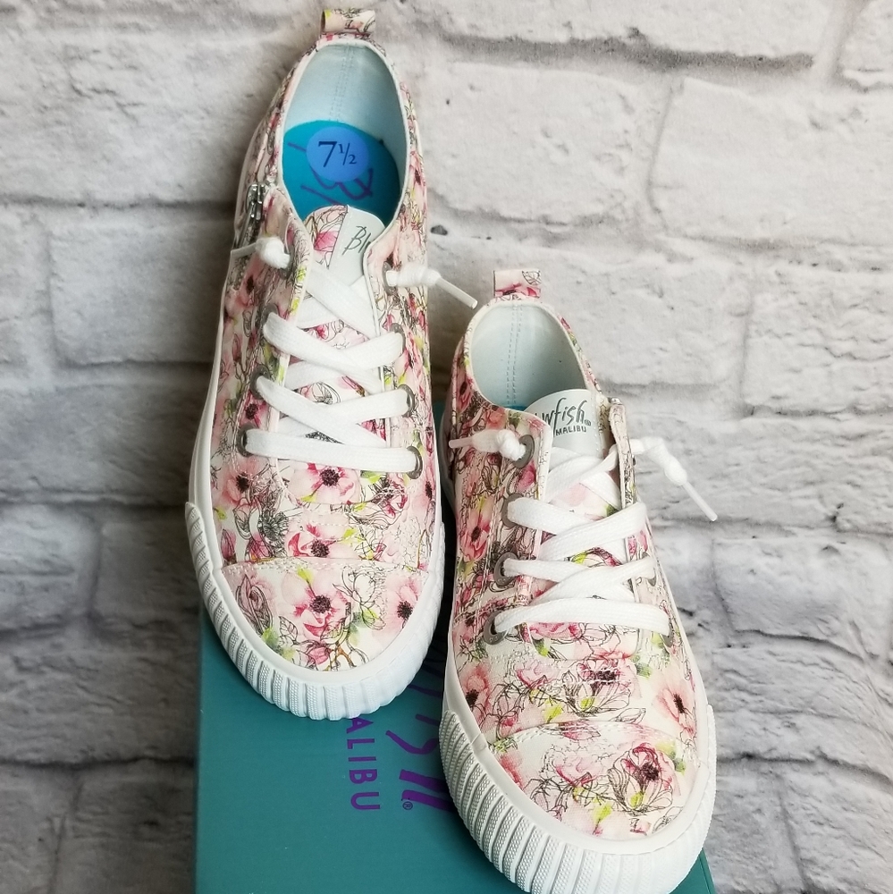 Blowfish Bekki Canvas Sneaker Shoes Sz 8.5